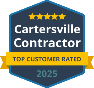 customer cartersville contractor top rated 2025 badge